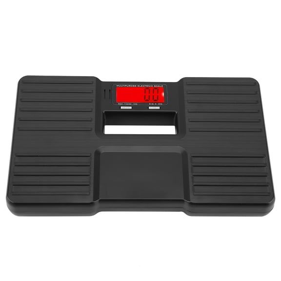 Sarapandan LCD Display, On/Tare Function, Low Battery Alert, Black Digital Body Weight Scale