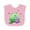 AD-Pink, variant on Inktastic Boba Toad Cute Frog with Tea Boys or Girls Baby Bib