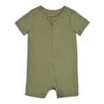 thumbnail image 6 of Gerber Unisex Baby Buttery Soft Short Sleeve Romper with Viscose Made from Eucalyptus, Sizes 0/3M-18M, 6 of 12
