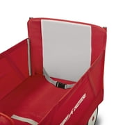Radio Flyer, Family Wagon with Canopy, Folding Wagon, Light Gray and Red