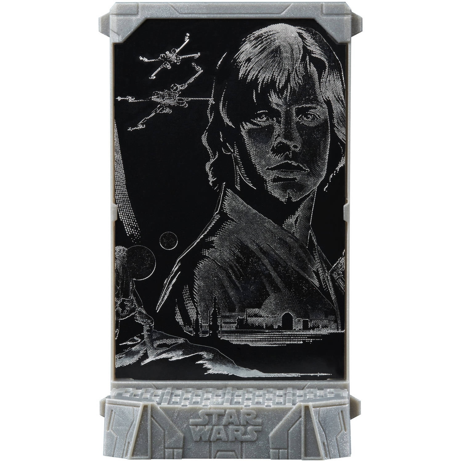 Star Wars Black Series Titanium Luke Skywalker Figure - 3.75 Inch Collectible With Accessories