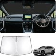 thumbnail image 1 of GHSDFBB Car Windshield Sun Shade Foldable,Sun Protection for Car Front Windshield,Sun Protector for UV Ray,Car Interior Accessories for Sun Heat,Fit for 2019-2024 Toyota RAV4, 1 of 7