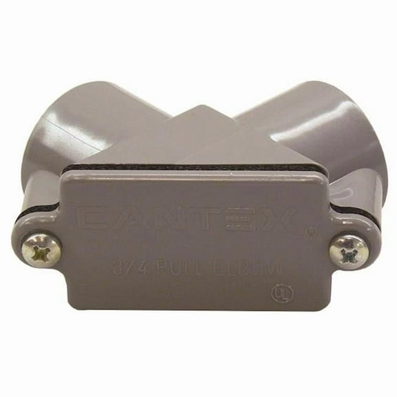 Cantex 3/4 in. D PVC Pull Elbow For PVC 1 each