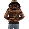 thumbnail image 3 of Pajar Sasha Heavy Metal Bomber Jacket In Bronze, 3 of 5