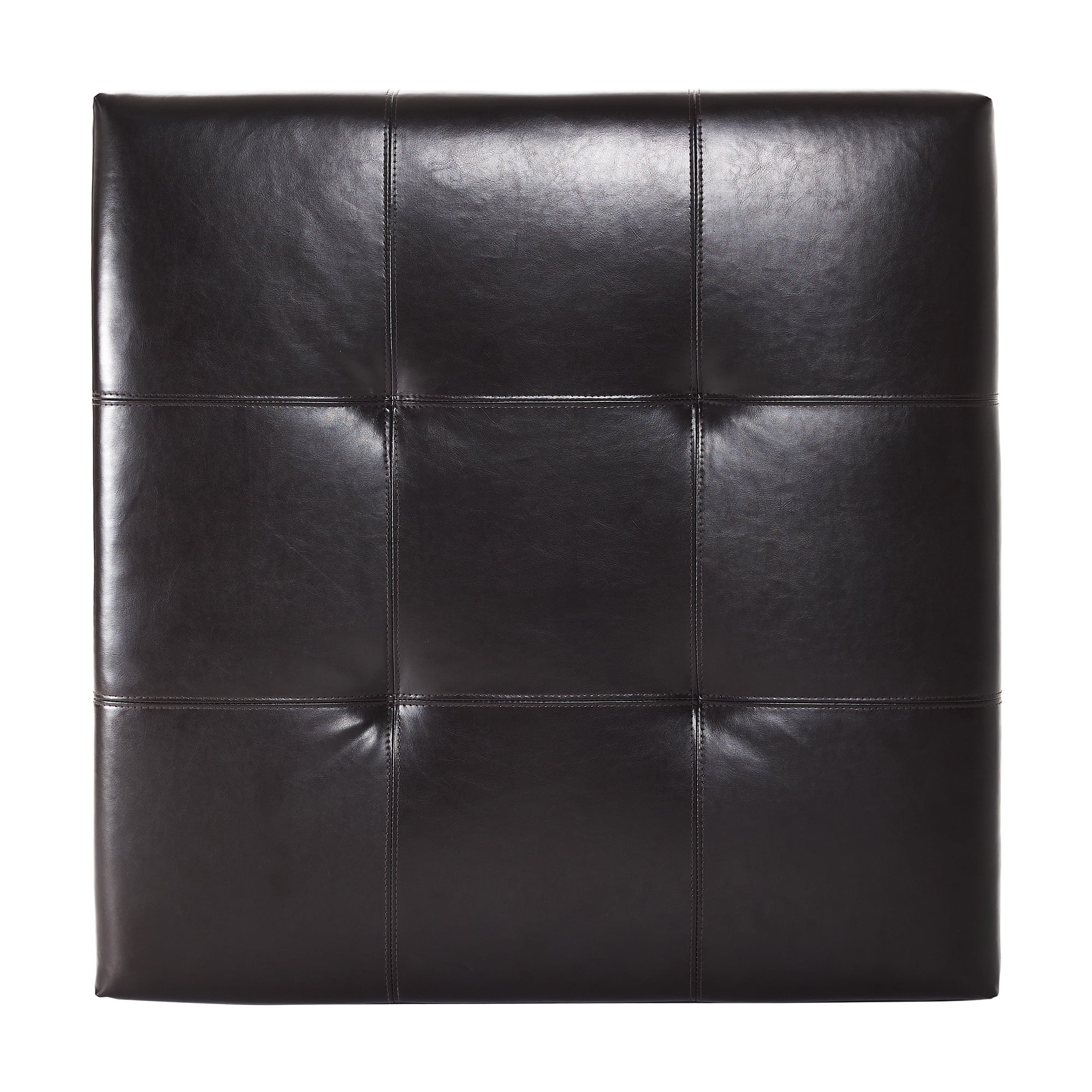 Noble House 34.25'' Large Square Ottoman Coffee Table,Chocolate