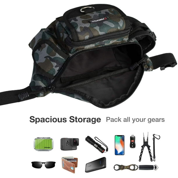 Subolong Fishing Bag Portable Outdoor Fishing Tackle Bags Multiple Waist Bag Fanny Pack Other