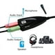 thumbnail image 2 of Tarjeta de sonido USB externa 5H, adaptador de Audio, tarjeta de sonido estéreo externo, Mini conector de micrófono para auriculares, 2 of 7
