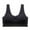 zz-Black, variant on Posture Bras for Women Front Closure Cross Back Full Coverage Bralettes Wireless Seamless Supportive Tshirt Bra with Wide Straps Beige L