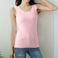 thumbnail image 4 of AherBiu Flannel Tank Tops for Women Sleeveless Thermal Warm Vests Basic Layer Comfy Undershirts Cami, 4 of 5