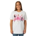 thumbnail image 1 of Barbie T-Shirt Blanc à Manches Courtes pour Femmes, 1 of 7