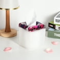 thumbnail image 2 of Locco Decor Acrylic Liquid 3D Floating Motion Square Tissue Holder Leaf, 2 of 3