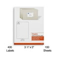 thumbnail image 2 of Staples Laser/Inkjet Shipping Labels 3 1/2" x 5" Bright White 4 Labels/Sheet 100 Sheets/Pack 400, 2 of 5