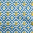 thumbnail image 1 of oneOone Rayon Blue Fabric Asian Ikat Craft Projects Decor Fabric Printed By The Yard 56 Inch Wide, 1 of 4