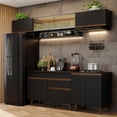 thumbnail image 2 of Madesa Gabinete de Cocina Integral Completa 260 cm Reims Negro11, 2 of 8