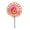 Rose Red, variant on Joernso Handheld Windmill Toy Double Layer Vibrant Color Lightweight Wind Spinner Kids Toys Garden Decoration