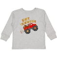 thumbnail image 3 of Inktastic Happy Thanksgiving Monster Truck with Turkey and Food Boys or Girls Long Sleeve Toddler T-Shirt, 3 of 5