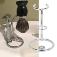 thumbnail image 4 of Mens' Shaving Holder Base, Stainless Steel Fast Drying   Stand Rustproof Modern Sliding Prevention  For Shavers Silver, 4 of 8