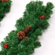 thumbnail image 4 of Guirnalda Navideña Led De 2,7 M Con Luces, Colgador De Puerta De Ratán Navideño Para Chimenea, Ventanas Y Jardín Methold HA038337-00, 4 of 6