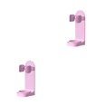 thumbnail image 3 of bedienty 2 Pcs Support Mural Universel pour Brosse à Dents Électrique Anti-Taches Réglable Rose normal 1pcs 2Ensemble, 3 of 6