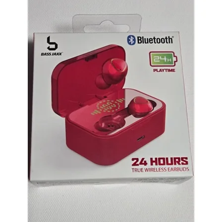 VIGOR- 24-Hour True Wireless Earbuds With Mic & Case