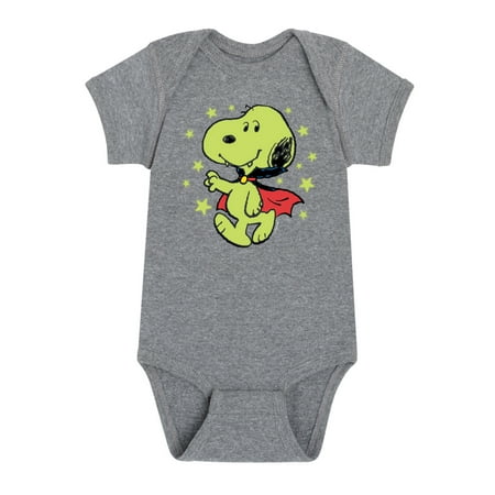 

Peanuts - Snoopy Vampire Stars Glow In The Dark - Infant Baby One Piece