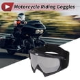 thumbnail image 2 of Gafas de montar de motocicleta Unique Bargains, lentes de PC TPU, gafas de ciclismo, lente tono plateado, marco negro y gris, 2 of 6