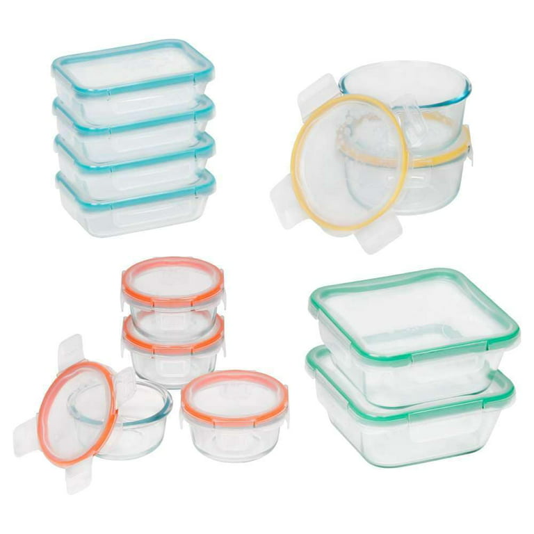 Snapware Total Solution Pyrex Glass Food Storage 24-piece Set