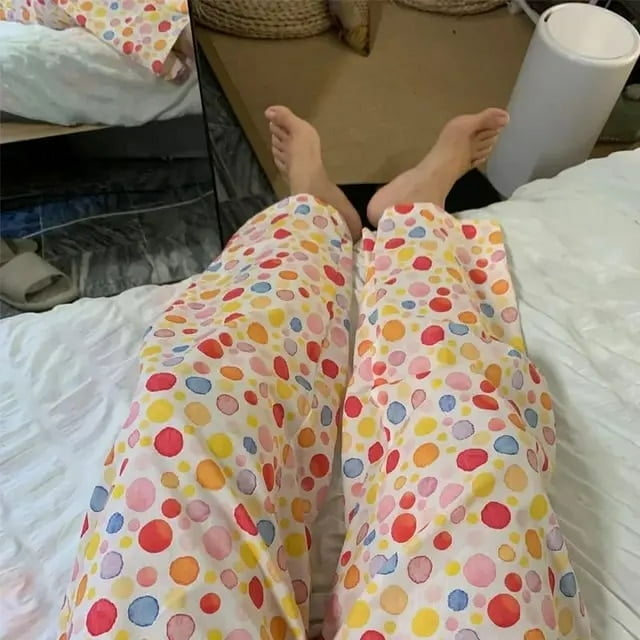 Miniso Sanrio Hello Kitty Pantalon d'Intérieur pour Femmes 2023 Automne Pantalon de Pyjama Dessin Animé Anime Mode Confortable Y2K Pantalon Fille Douce