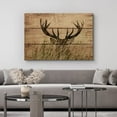 thumbnail image 4 of wall26 - Rustic Canvas Wall Art - Elk Antler - Giclee Print Modern Wall Art | Stretched Gallery Wrap Ready to Hang Home Decoration - 24x36 inches, 4 of 6