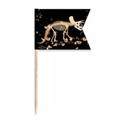 Bones Bone Miniature Dinosaur Toothpick Flags Labeling Marking for Party Cake Food Cheeseplate