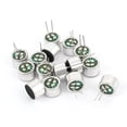 thumbnail image 1 of Unique Bargains 15 Pcs 2Pins Cylindrical Electret Condenser Microphone Pick-up 9x7mm Replacement, 1 of 1