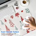 thumbnail image 4 of Long Mouse Pads for Desk,Multicolor Christmas Tree Pattern Desk Mats on Top Of Desks, Desk Mouse Pad Extra Large with 3mm Non-Slip Base and Stitched Edge for Gaming,Office,Work,Home 31.5x11.8in, 4 of 5