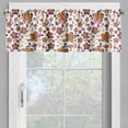 thumbnail image 4 of Ambesonne Floral Valance & Curtain, Blooming Flower Pattern, 55"x36", Yellow Purple Magenta, 4 of 6