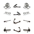 thumbnail image 1 of Transit Auto Bras de Commande Inférieur à Roulement de Moyeu avant avec Tige de Liaison Intérieure Extérieure à Rotule et Kit de Barre Oscillante (12 Pcs) pour Chevrolet Silverado 1500 GMC Sierra Classic avec Roues à 8 Crampons - K7T-110771, 1 of 11