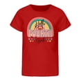 thumbnail image 5 of YUEHUA Back To School Clothes for Teens Retro Quick Dry O Neck 1/4 Sleeve Happy First Day Of Pre-K, Pencil Graphic Tee, 3-8t, 5 of 5