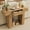 Oak Color, variant on 47 in Farmhouse Console Table with Drawer,Wooden Rectangular Sofa Table Behind The Couch, Entryway Console Table for Hallway, Living Room,Natural