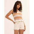 thumbnail image 4 of Jessica Simpson Women's Reya Textured Peplum Hem Top, Sizes XS-XL, 4 of 6