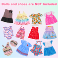 thumbnail image 5 of Lilian&Gema American 18 inch Doll Clothes and Accessories, 12 Sets Doll Clothing Outfits Dress for 18" Girl Doll, Birthday Gifts for Kids Girl, 5 of 9