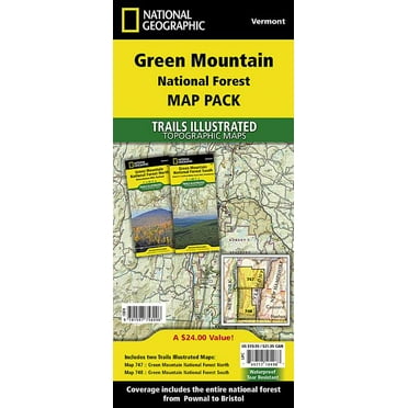 National Geographic Trails Illustrated Map: Green Mountain National Forest [Map Pack Bundle] (Other)