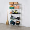 thumbnail image 2 of Hyper Tough 5 Tier Metal Storage Rack, Chrome Color, 350lbs Loading Capacity for Each Shelf, 5 Tier Shelving, Heavy Duty Metal Shelf, 2 of 8
