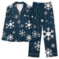 thumbnail image 5 of Puntoco Ropa de dormir para mujer Pijamas de manga larga y pantalones largos para mujer y hombre Ropa de casa sexy para mujer, 5 of 5