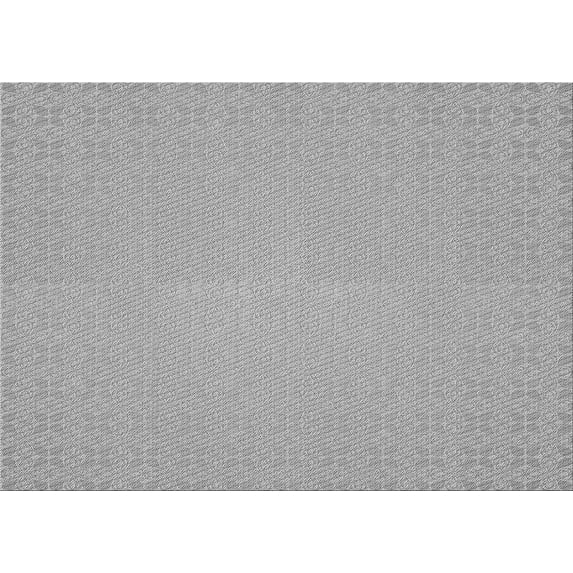 Ahgly Company Machine Washable Indoor Rectangle Transitional Silver Gray Area Rugs, 8' x 10'