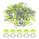thumbnail image 1 of Uxcell 110 Pcs Ojetes con Arandelas 5/16" Kit de Grommets Amarillo Brillante, 1 of 7