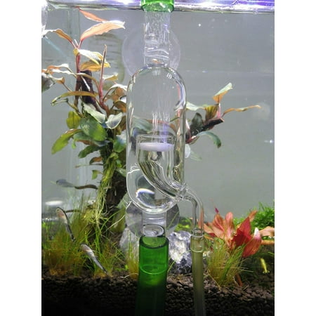 Moaere Glass Inline CO2 Atomizer Diffuser System for Aquarium Planted (Best Co2 System For Planted Aquariums)
