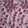 thumbnail image 3 of Zelouf Caryn 3D Flower Embroidery Mesh  , Sewing, DIY, Crafts Fabric by the Yard, Dark Mauve | 24286, 20 Yard, 3 of 3