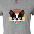thumbnail image 4 of Inktastic Boston Terrier Dog Retro Sunset Women's T-Shirt, 4 of 5