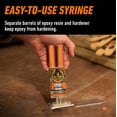 thumbnail image 5 of Gorilla Glue Clear Epoxy Syringe, 0.85 Fluid Ounce, Clear Finish, 5 of 9