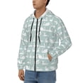 thumbnail image 3 of Naloa White Swan Men’s Hoodies, Zip up Hoodie, Sweatshirts,Hoodies for Men Sizes S-3XL-Large, 3 of 5