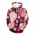thumbnail image 3 of Sudadera con capucha retro con estampado de flores en 3D para hombre, sudadera con gráfico floral, jerseys de manga larga estilo Harajuku Street, ropa para hombre y mujer, 3 of 5