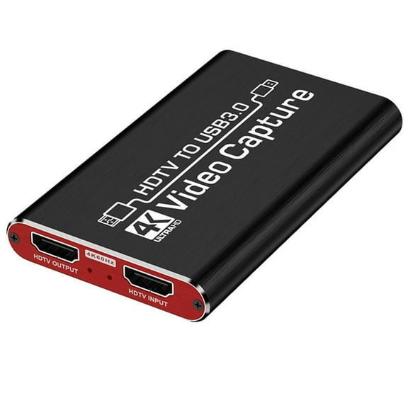 4k 1080p HD Video Capture Card HdTV Camera Recording Box Compatible with Usb 3.0 Pc Live Streaming Grabber Recorder